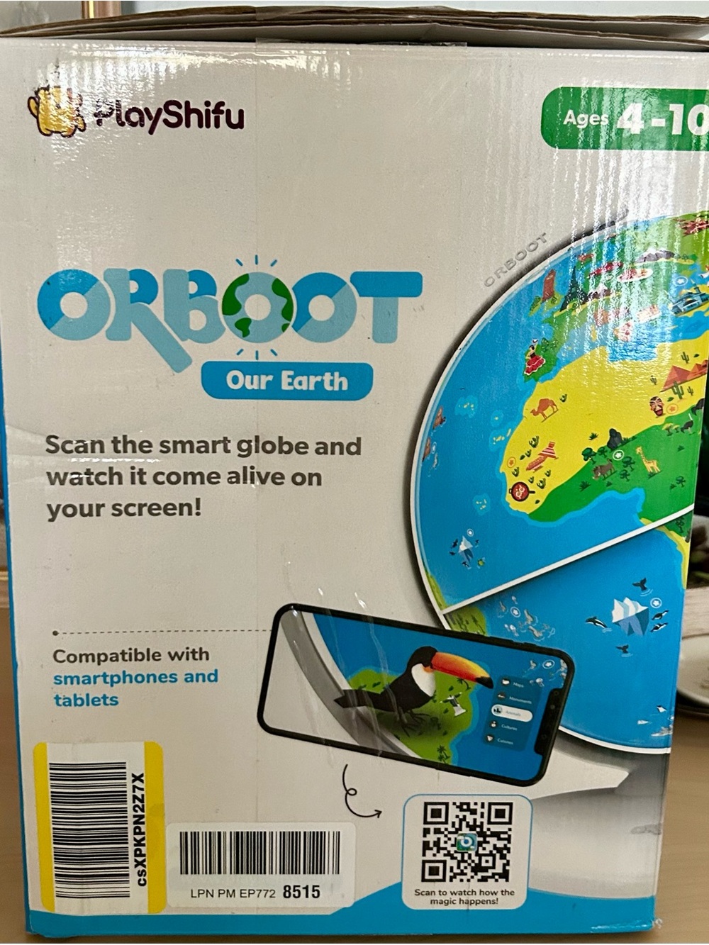 Kids Orboot Our Earth Interactive Globe STEM learning toy